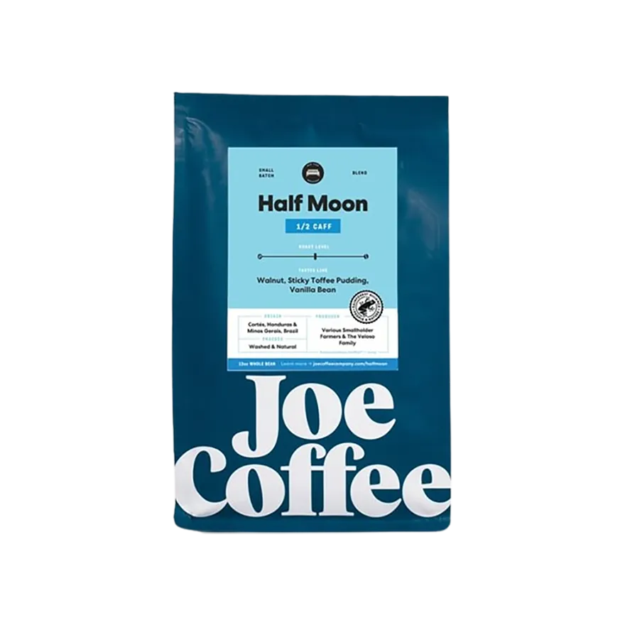 Half Moon Half Caff 12 oz