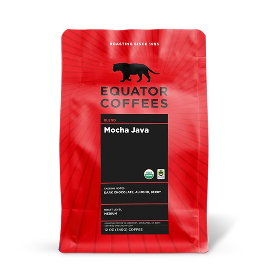 Mocha Java Fair Trade Organic 12 oz