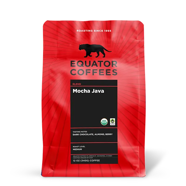 Mocha Java Fair Trade Organic 12 oz