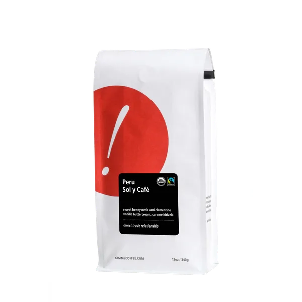 Peru Sol Y Cafe Fairtrade Organic 2 lb